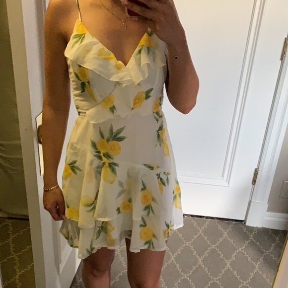 Summer lemon dress - Picture 2 of 2